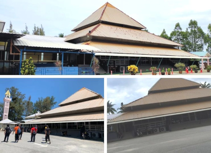 majid tanjung api masjid tepi laut kuantan