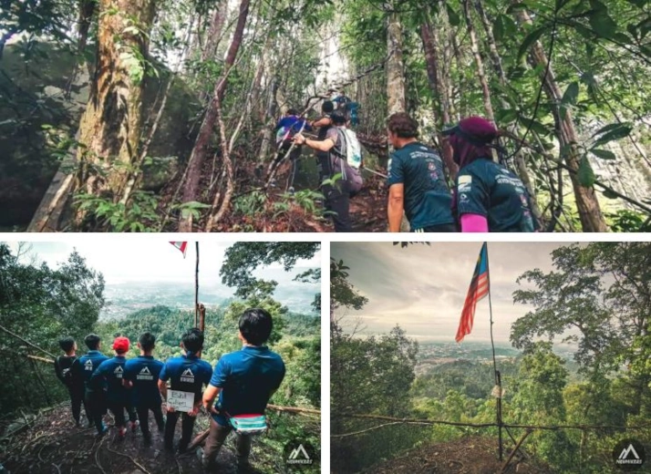 aktiviti outdoor menarik di kuantan hiking