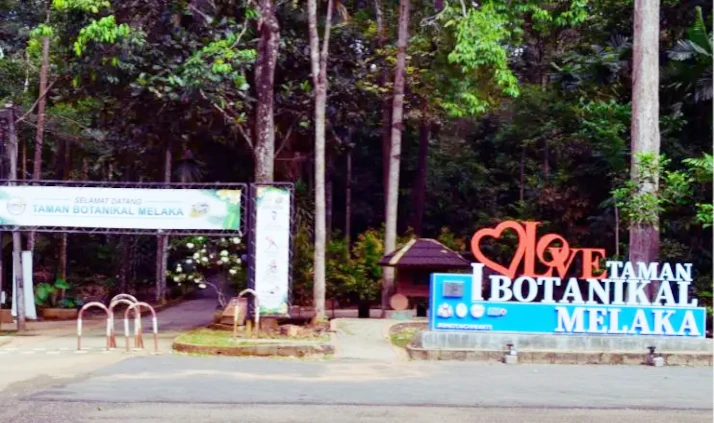 spot healing di melaka taman botani