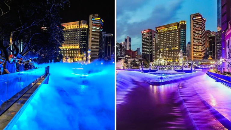 River of Life - Sungai KL yang Ada Lampu, Kabus & Suasana Chill 