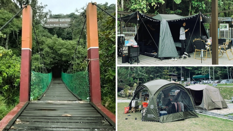 Camping di Taman Eko Rimba Parit Falls Tanah Rata Cameron Highlands