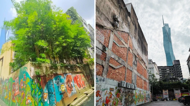 The Zhongshan Building Art, Mural & Vibes Kampung Attap 