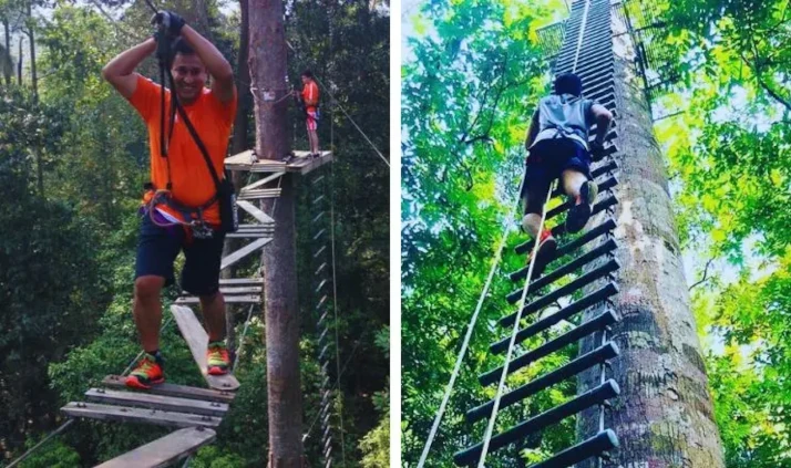 aktiviti outdoor lasak di melaka