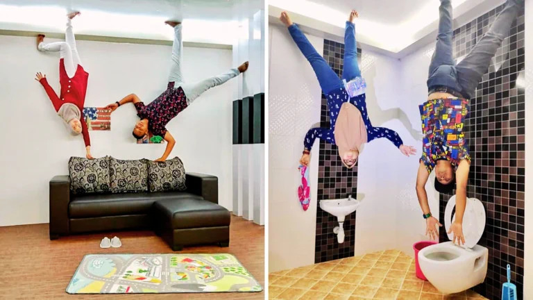 rumah-terbalik-port-dickson-lukisan-3d-pelawat-posing 